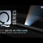 New Epson QS100 ultra premium laser projector now available in the US