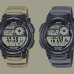 Casio Teases New AE-1000W Watches with Multi-Time Zone World Map Display