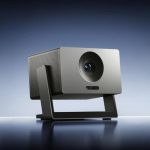 Xiaomi Laser Projector 3 showcasing 4K screen on a modern wall