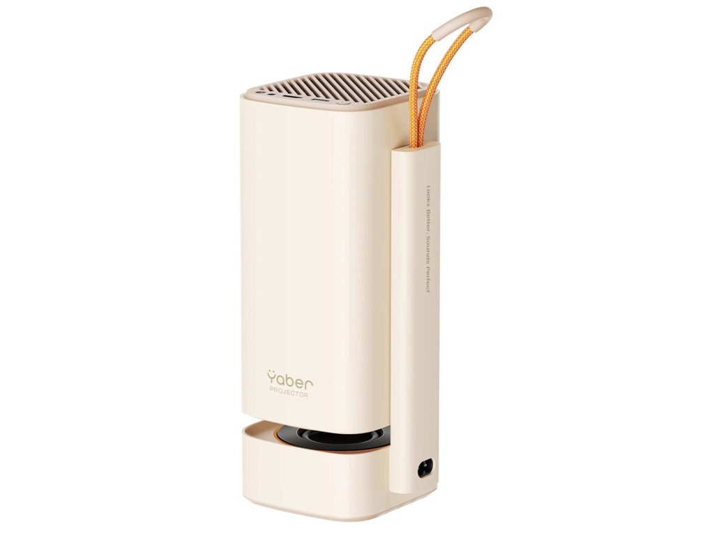 aber T1 Pro compact smart projector with tripod gift for home cinema use.