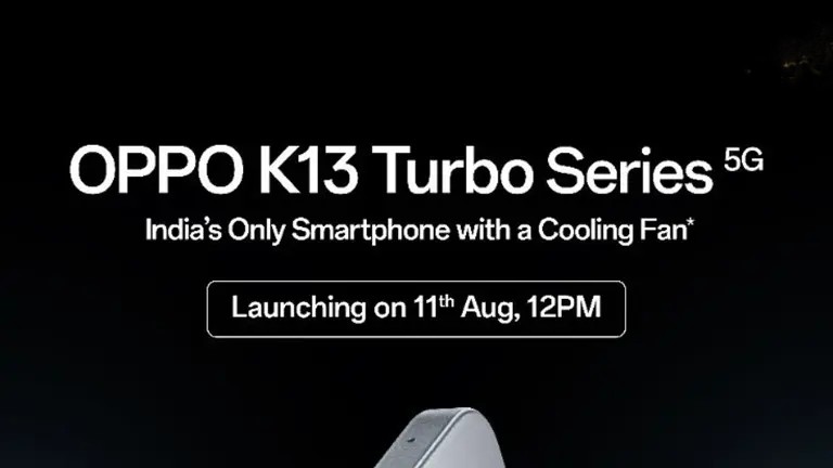OPPO K13 Turbo Pro showcasing active cooling fan and RGB design