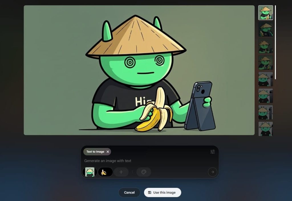 Flow to Get Text-to-Image Generations Powered by Nano-Banana