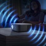 Kodak’s Flik X20 smart projector (pictured) has arrived in the US. (Image source: Kodak)