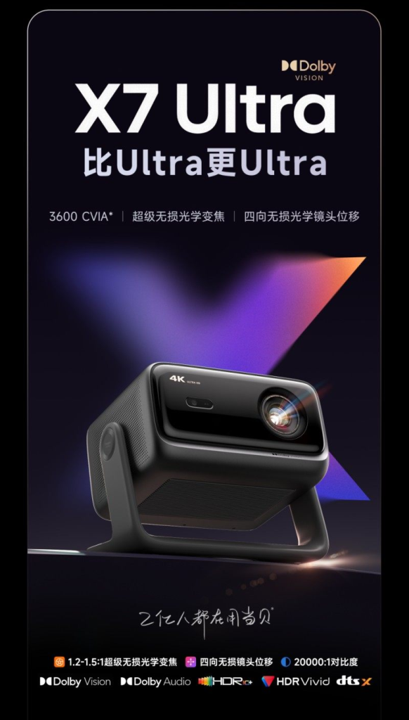 Dangbei Unveils X7 Pro Projector