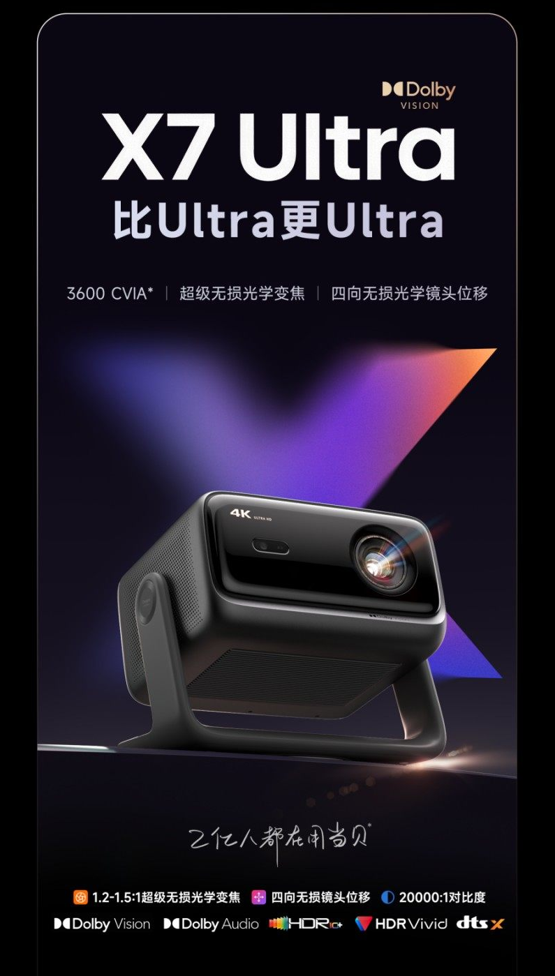 Dangbei Unveils X7 Pro Projector