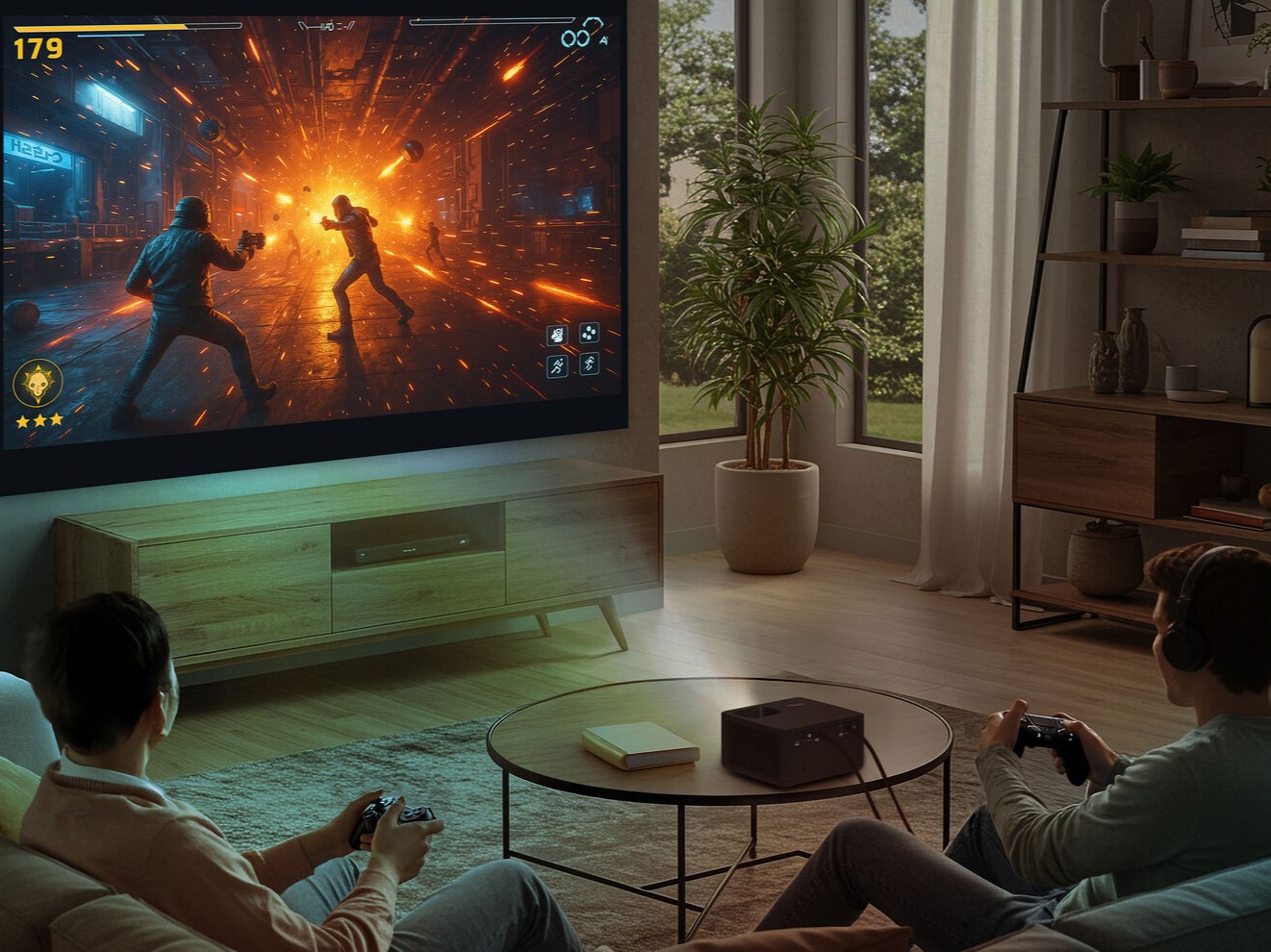 Optoma Photon Life PK32 4K gaming projector with sleek design and immersive visuals
