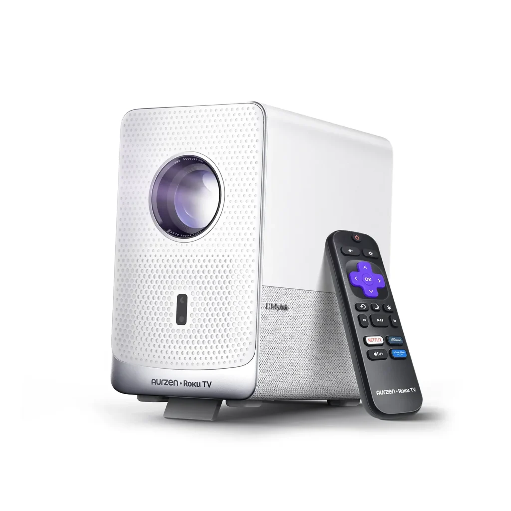 Aurzen Debuts Aurzen Roku TV Smart Projector EAZZE D1R